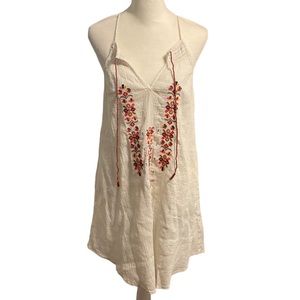 GIANNI BINI boho gypsy embroidered sun slip dress